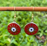Hamsa Round Earring