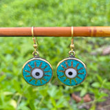Hamsa Round Earring