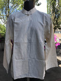 Tibetan Shirt: Off Whiteཟུར #26
