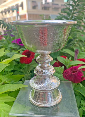 Silver Butter Lamp Large #14