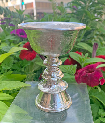 Silver  Butter lamp #12