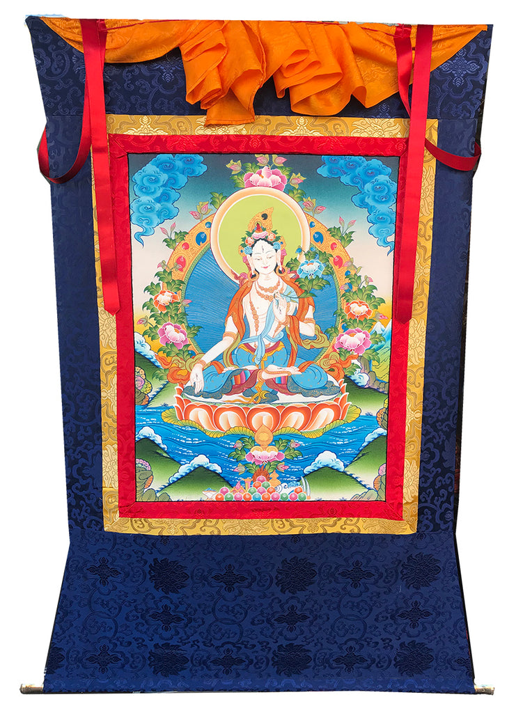 White Tara Thangka  #13
