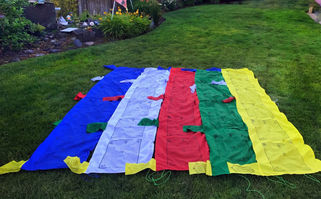 Prayer Flag Tibetan Pole # 10