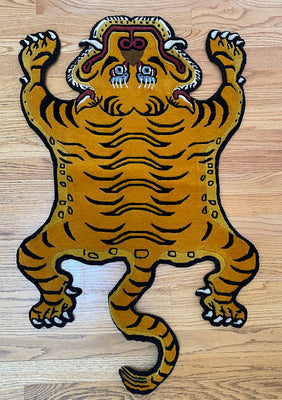 Hand Knotted Tiger Carpet Small