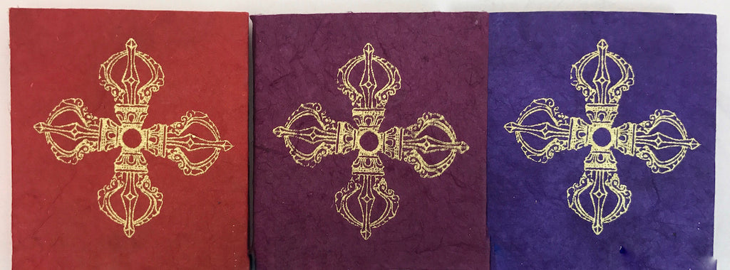 Vajra Cross Print Notebook #2