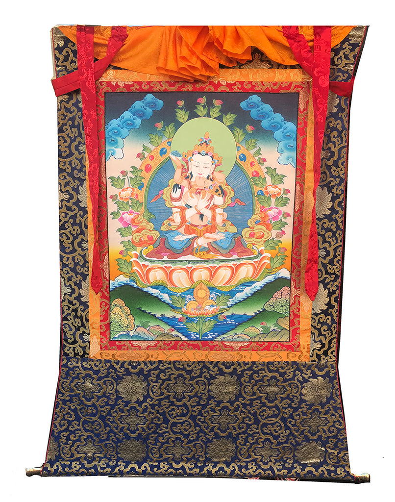 Vajrasattva Yabyum Thangka #24