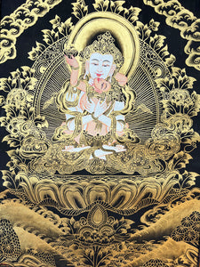 Vajrasattva Yab Yum Thangka