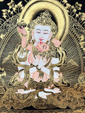 Vajrasattva Yab Yum Thangka