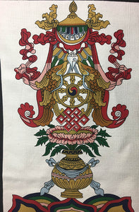 Auspicious Symbols Canvas Hanging #2
