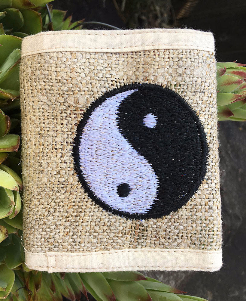 Hemp Yin Yang Wallet #7