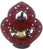 White Tara Statue with Backrest