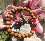 Wrist Mala with Buddha Bead #21o