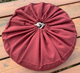 Zafu Cushion: Double Vajra དམར