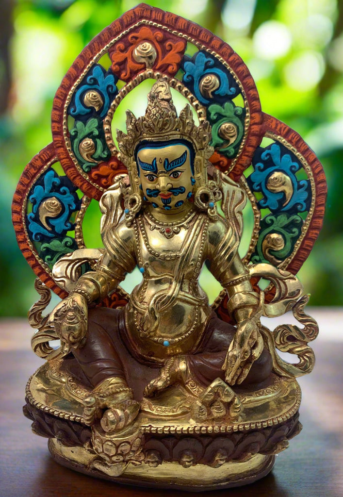 Yellow Zambala Statue