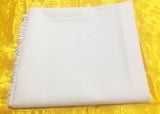 White Nagpa Zen Shawl #4