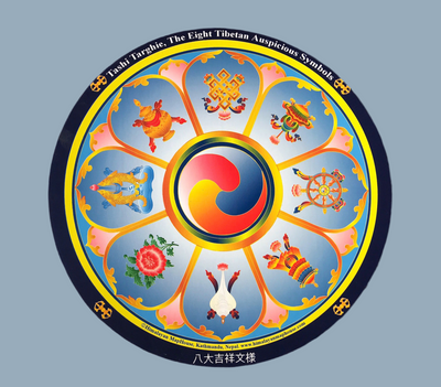 AUSPICIOUS SYMBOLS MOUSE PAD #6