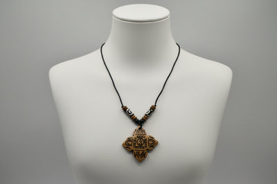 Doubel Dorjee Bone Necklace #2