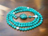 Aquamarine Mala 108 Beads #19