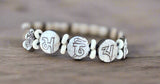 Mantra Bracelet Small Bone