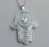 Large Hamsa Pendant #10