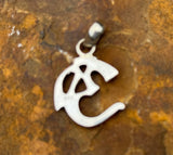 Silver Om in Sanskrit #17