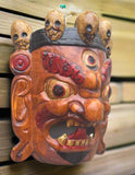 Mahakala Mask in Light Brown