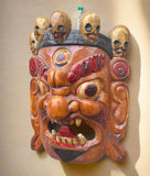 Mahakala Mask in Light Brown