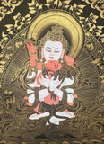 Vajrasattva Yab Yum Thangka