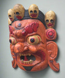 Mahakala Wooden Mask