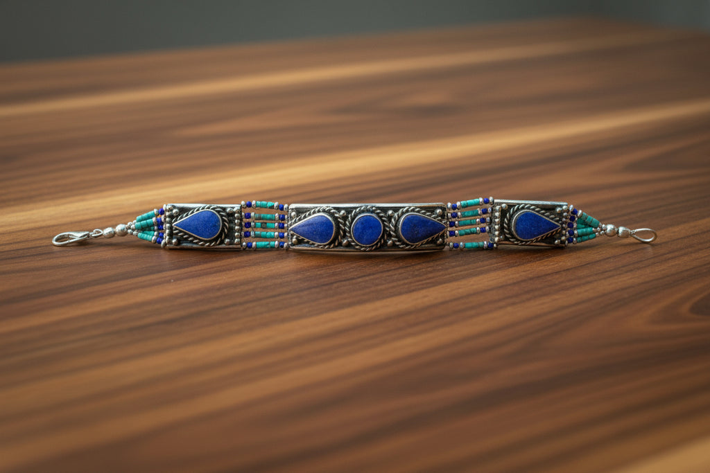 Elegant Lapis Bracelet  #18