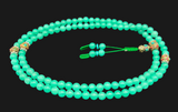 Green Chalcedony Mala #7