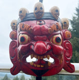 Mahakala Mask in Red