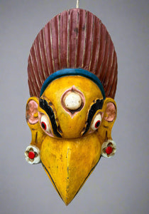 Garuda Mask in Gold Color