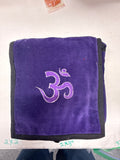 Om Embroidered Velvet Bag - Small #17