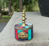 Inlaid stone Incense burner