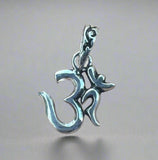 Sanskrit Om Silver Pendant # 18
