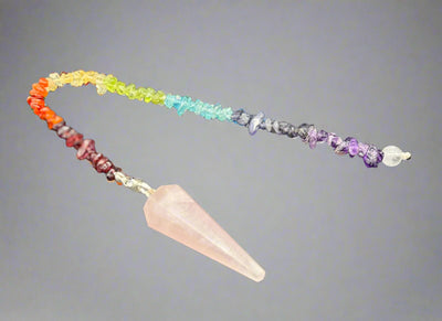 Rose Quartz Chakra Pendulum