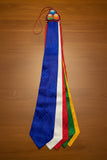 Five-Color Silk Damaru Tail