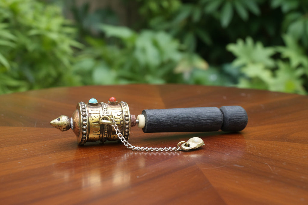 Copper Tibetan Prayer Wheel - Tiny #7