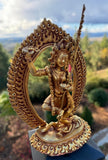 Dorje Phagmo Statue in Gold