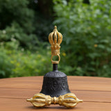 9-Spoke Tibetan Bell & Vajra (Dorje) Set