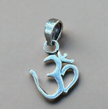 Om Silver Pendant Small # 1