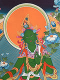 Green Tara Thangka #6