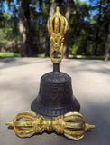 9-Spoke Tibetan Bell & Vajra (Dorje) Set