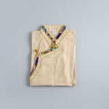 Oriental Tibetan Shirt in Cream Color