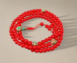 Beautiful Red Stone Mala #15