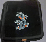 Dragon Embroidered Velvet Bag - Small  #8