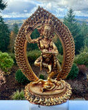 Vajravarahi Statue in Gold Color