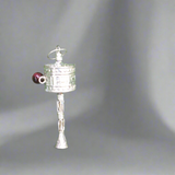 Mini Silver Prayer Wheel #5