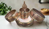 Copper Mandala set in Medium #5